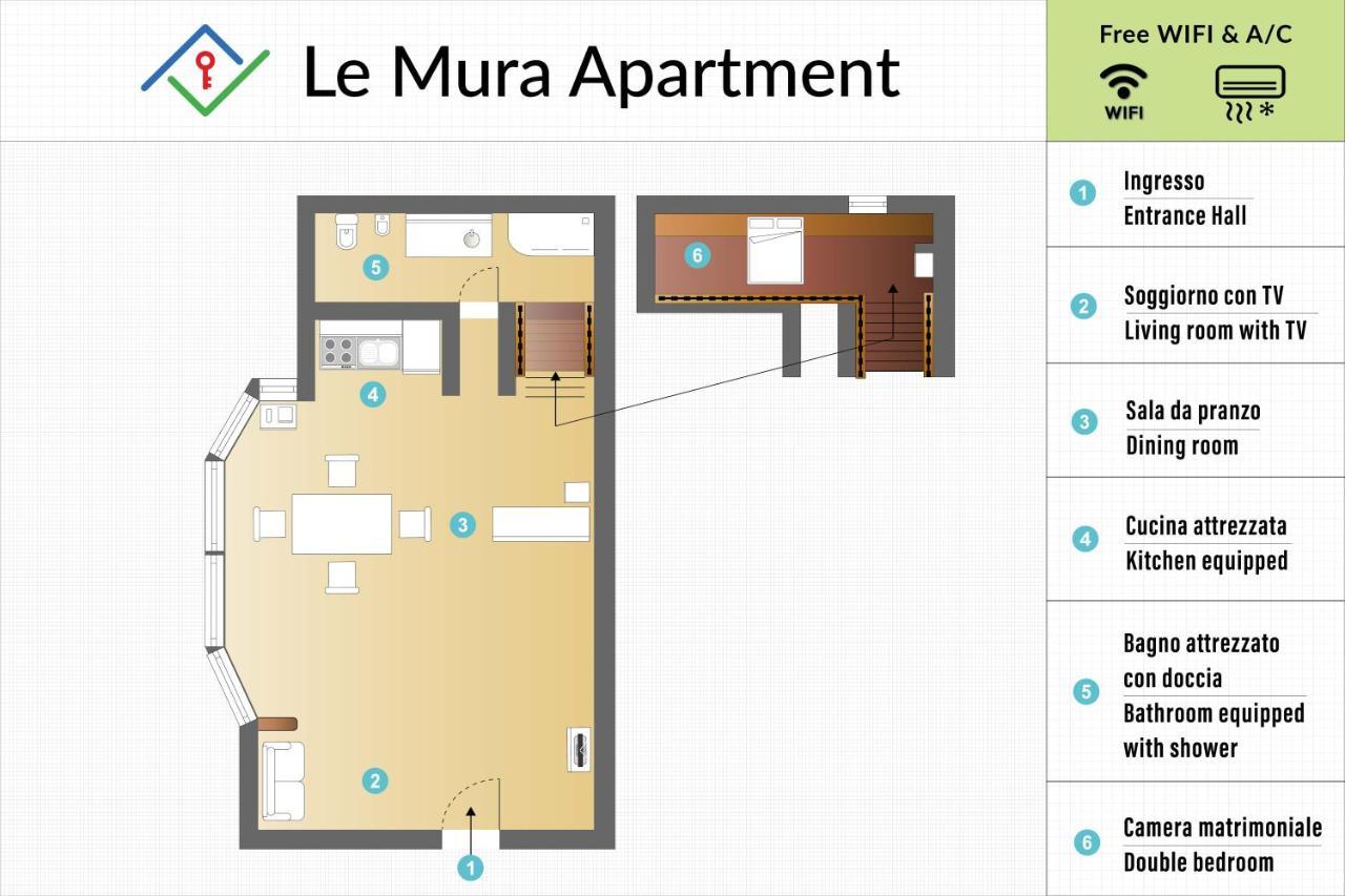 Le Mura Apartment By Tuscanywego Пиза Экстерьер фото